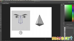 Как нарисовать нос человека? / Курс «Рисование в Photoshop для начинающих» от more-art.ru