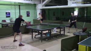 Антиспин BUTTERFLY Super Anti 1.9 mm - техника игры блоком слева, antispin technique