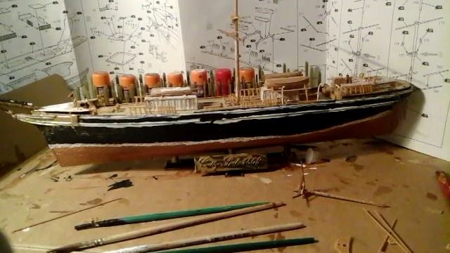 Покраска корабля Катти Сарк. При за оборваные слова в конце, видос закончился