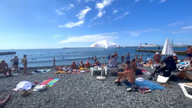 Сочи Сентябрь КАКОЕ МОРЕ?!!! ЦЕНЫ на жилье в ЦЕНТРЕ. #сочи смотреть онлайн