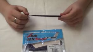 Обзор силиконовой приманки Z-Man Saw Tail WormZ 6 по заказу Fmagazin #1