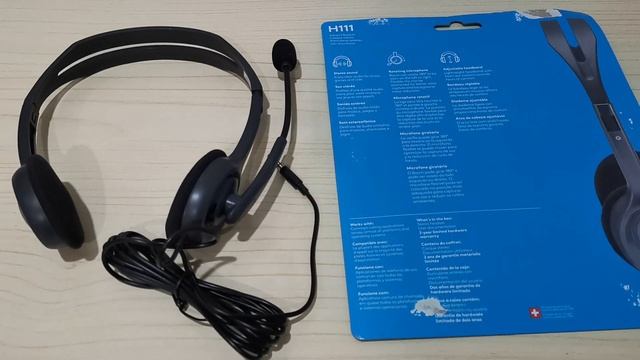 LOGITECH H111 HEADSET REVIEW | UNBOXING and SOUND TEST