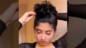 Messy Hair Bun Is Always Cute! #hairstyle