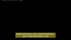 How to Install IP2Location Ruby Library on Debian