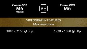 Canon EOS M6 II vs. Canon EOS M6: A Comparison of Specifications