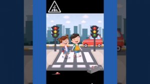 Урок для дошкольников. Пешеходный переход.