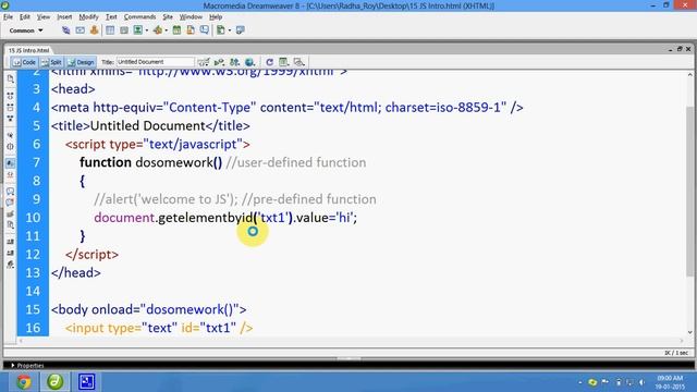15 Javascript Introduction