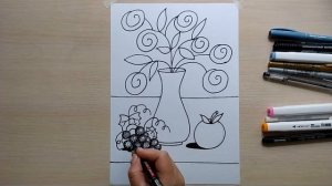 Урок ИЗО в школе. 6 класс. Урок № 14.  «Натюрморт в графике».