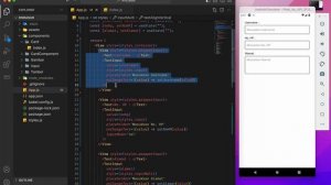 Tutorial React Native Dasar : 20. Text Input