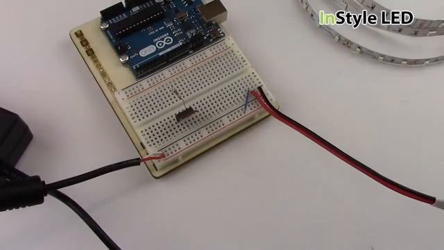 Controlling InStyle LED LED Tape Using Arduino Uno