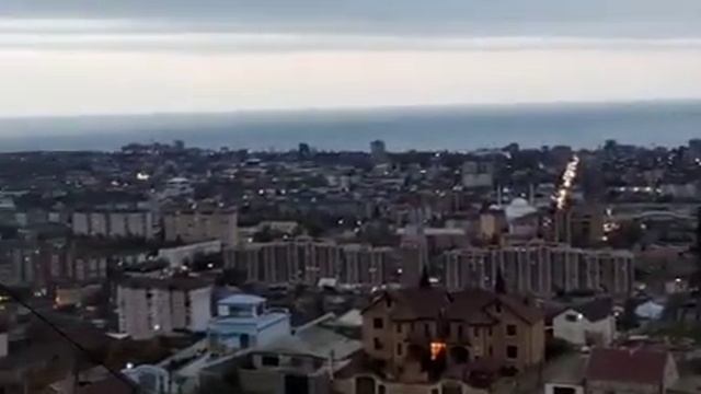 Тарки тау. Смотровая площадка с видом на Махачкалу День и Вечер обзор смотреть онлайн