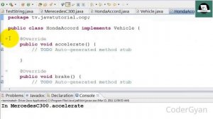 Java Interface   With example