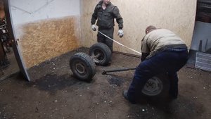 Простейший помогатор начало калыма. Минитрактор своими руками.