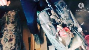 Видео как мы снимаем вынос и ставим,на Хонду дио 34