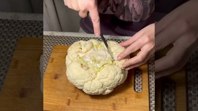 Стейк из тунца с запеченной в сухарях цветной капустой! Постное блюдо!#тунец #постные блюда #вкусно