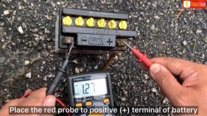 How to test 12V Battery with Multimeter