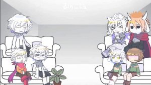 Past Undertale reacts to their future children |Rus/Eng|  1/2? | CGRV