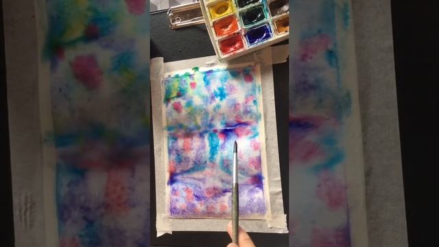 Урок 4. Акварельная техника с солью смотреть онлайн