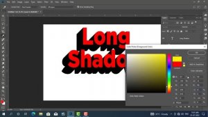 Long shadow photoshop l Photoshop Tamil