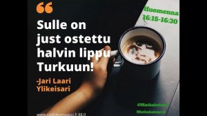 Matkakeisari.fi & Jari Laari Radio Kompassissa 15.11.2016