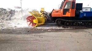 Машина энергетическая самоходная СЭМ 4 со сменным навесным оборудованием    снегоочистительное фрез