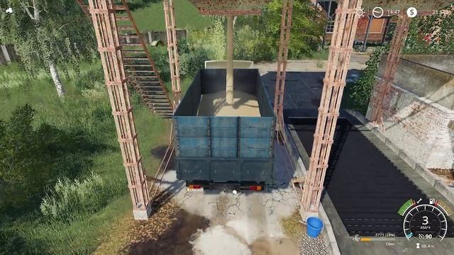 Farming Simulator 19 - Перевозка ЛЕСА и СОЛОМЫ - КОРМ для СВИНЕЙ - Фермер в совхозе РАССВЕТ # 30