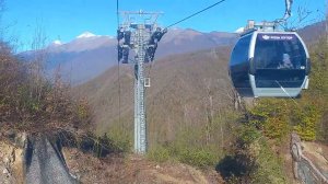 Сочи.Роза Хутор.Катание на подъёмнике