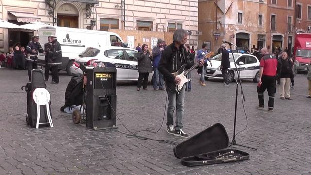 Time, Money & Another Brick in the Wall, Pink Floyd lover guitar voice, Pantheon Rome Italy смотреть онлайн