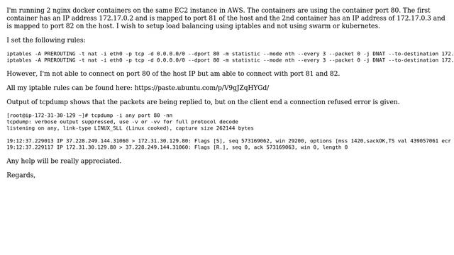 Load balancing with IPtables смотреть онлайн