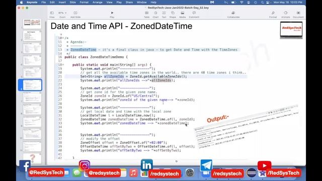 Core Java Basic Concepts | FREE Live Classes - Day - 52 | Java | Java Tutorial | JAVA | RedSysTech