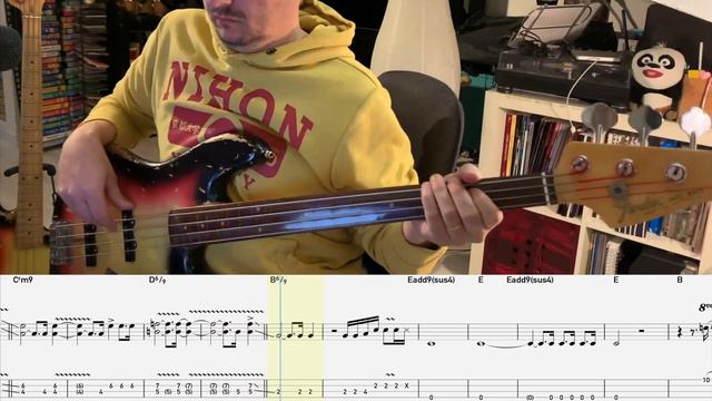 Jaco Pastorius: Hejira (Joni Mitchell) most melancholic bass line ever - Bass cover with tab & scor смотреть онлайн
