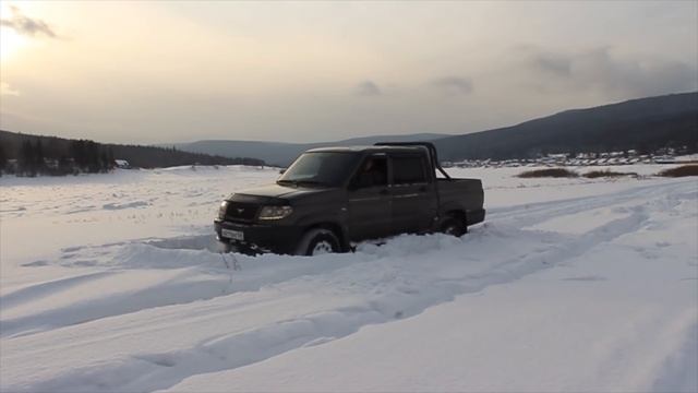 Полный сток испытание УАЗ Патриот Пикап ( Минус Привод )