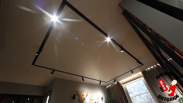 Натяжные потолки для кухни: Идеи и вдохновение от "Алешкины Потолки" смотреть онлайн