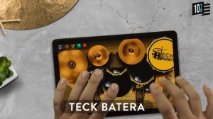 REAL DRUM: Kit Teck Batera