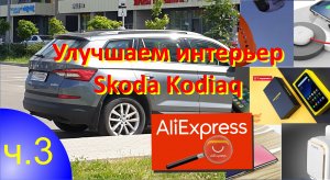 SKODA KODIAQ улучшаем интерьер. Безделушки с AliExpress часть 3