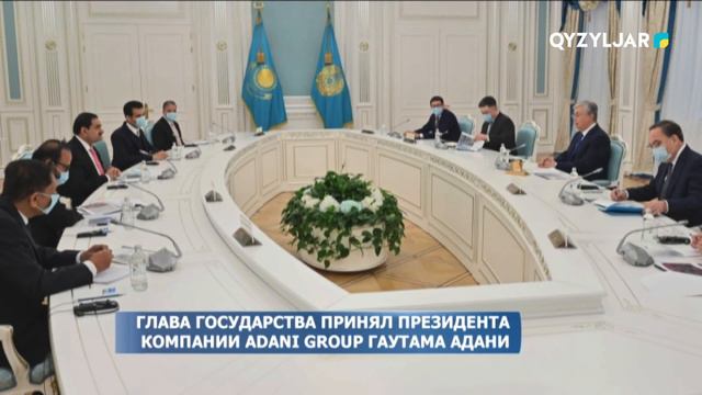 Глава государства принял Прездента компании Adani group Гаутама Адани