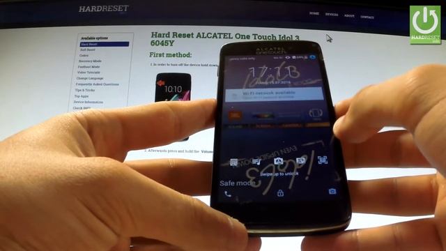 Safe Mode in ALCATEL One Touch 6045Y - HOW TO ENTER and QUIT Safe Mode смотреть онлайн