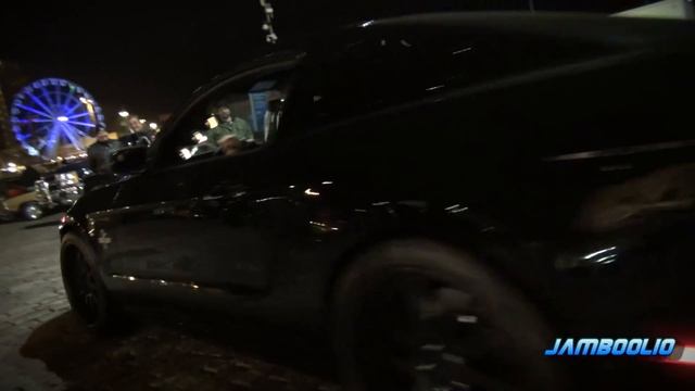 ALL BLACK 850-hp Shelby GT500 Super Snake - sound and acceleration смотреть онлайн