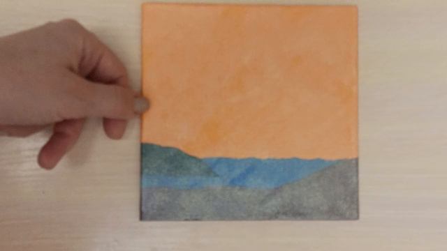 КАРТИНА АКРИЛОМ 🎨🖌 15*15 см Написала на грунтованном картоне.