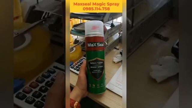 Maxseal Magic Spray Bình Xịt Siêu Chống Thấm Đa Năng Nhật Bản - Vá Vết Nứt  - Chống Dột Trần Sàn Má