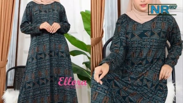 ? Model Baju Gamis Terbaru 2021 Batik Modern смотреть онлайн