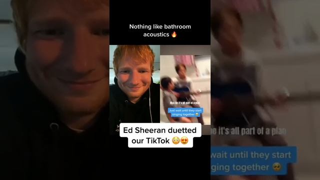 Ed Sheeran reacts to young brothers singing #shorts   So cool ?