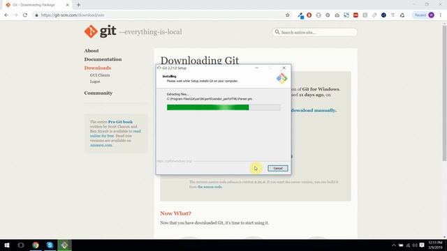 How to install Git Version Control on Windows 10 смотреть онлайн