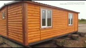 Видеообзор деревянного модульного дома из профилированного бруса со встроенной сантехникой