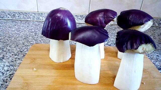 Белые,фиолетовые баклажаны.Баклажаны как грибы. смотреть онлайн