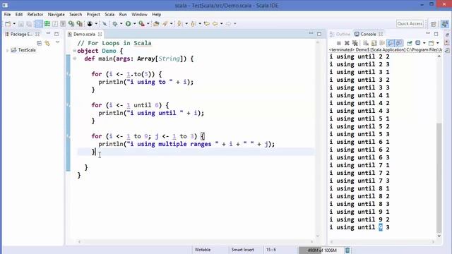 Scala Tutorial 9 - Scala For Loop