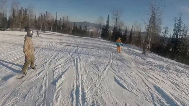 Sheregesh January 2015 . Шерегеш Январь 2015 (супер день) смотреть онлайн