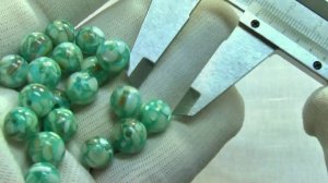 Перламутр "мозаика" голубой