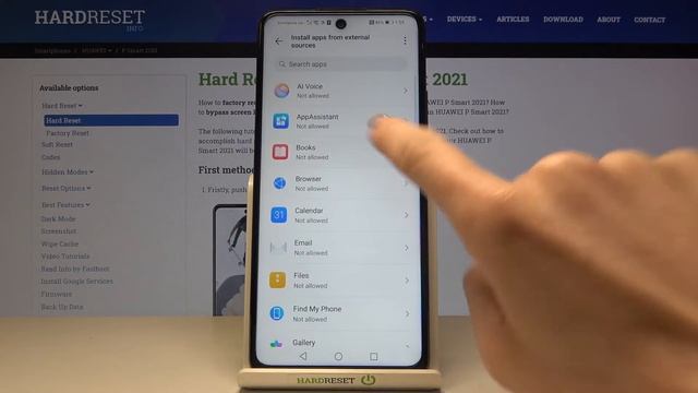How to Enable Unknown Sources in HUAWEI P Smart 2021 NFC – Allow App Preferences смотреть онлайн