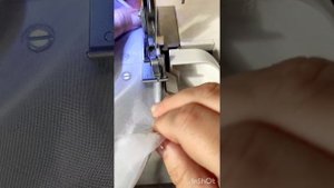 Как пришить утяжелитель к тюлю? Просто!